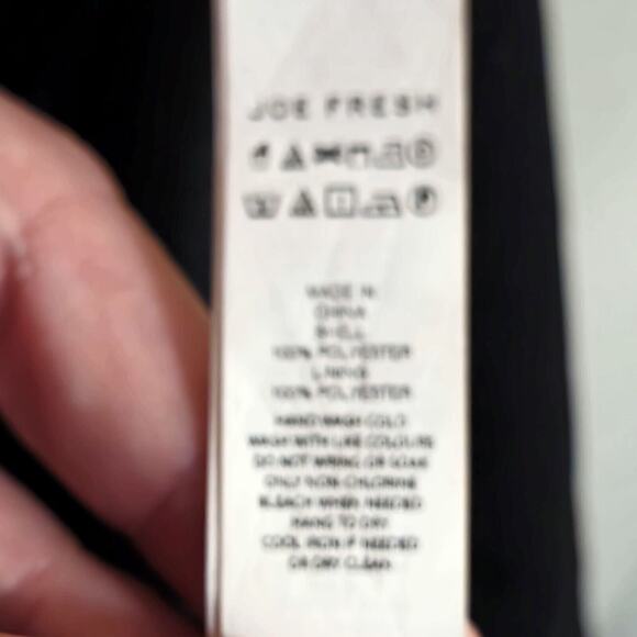 Joe Fresh Women's Dress Black Whimsigoth Cocktail Party Sparkle Feathered Sz 14 - Picture 8 of 8